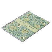 Carnet Motif botanique jasmin vert (Côté gauche)