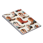 Carnet Motif bottes Cowboy (Côté Droit)