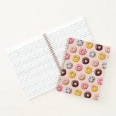 Carnet Motif Boutique de boulangerie Donut (Intérieur)
