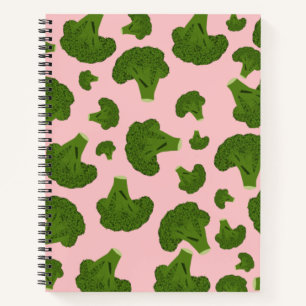 Carnet Motif Broccoli