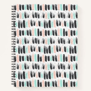 Carnet Motif Brosses et traits d'encre