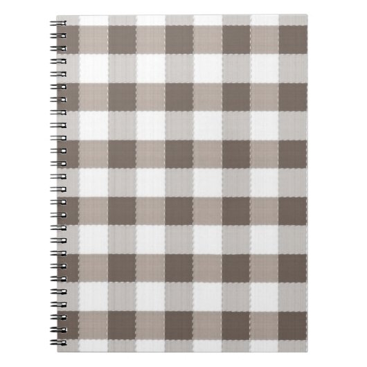 Carnet Motif Brown de nappe (Devant)
