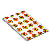 Carnet Motif Burger (Côté Droit)