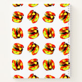 Carnet Motif Burger (Dos)
