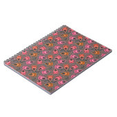 Carnet Motif cachemire. (Côté gauche)
