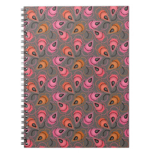Carnet Motif cachemire.