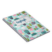 Carnet Motif cactus (Côté Droit)