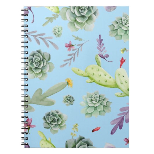 Carnet Motif Cactus 10 (Devant)