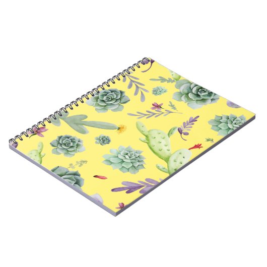 Carnet Motif Cactus 9 (Côté gauche)