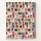Carnet Motif cadeau de Noël (Dos)