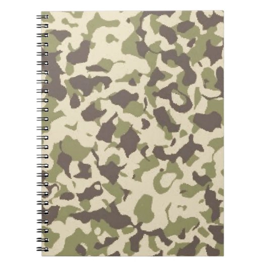 Carnet Motif Camo (Devant)