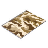 Carnet Motif camouflage beige (Côté gauche)