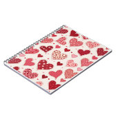 Carnet motif cardiaque (Côté gauche)