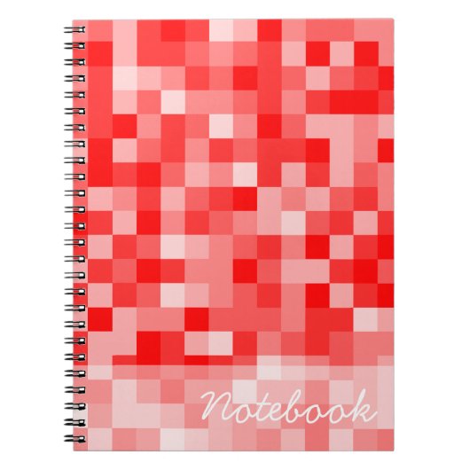 Carnet motif carré (Devant)