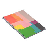 Carnet Motif Carré multicolore (Côté Droit)