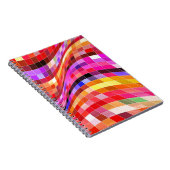 Carnet Motif Carré psychédélique (Côté Droit)