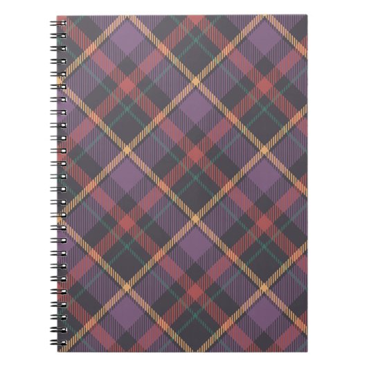 Carnet Motif carreaux classique (Devant)