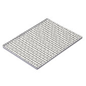 Carnet Motif carreaux simple tissé (Côté gauche)