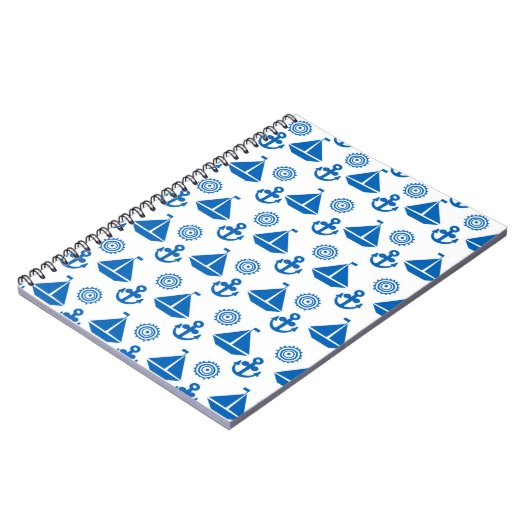 Carnet Motif Cartoon Sail Boat (Côté gauche)