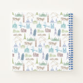 Carnet Motif célèbre de monuments (Dos)