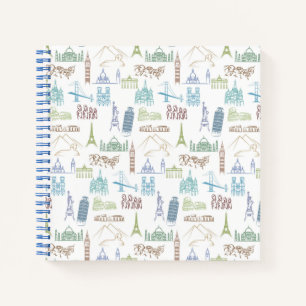 Carnet Motif célèbre de monuments
