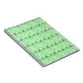 Carnet Motif Cercles verts (Côté Droit)