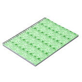 Carnet Motif Cercles verts (Côté gauche)