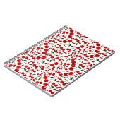 Carnet Motif cerise (Côté gauche)