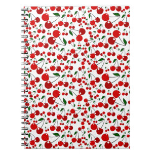 Carnet Motif cerise