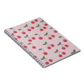 Carnet Motif cerise (Côté Droit)