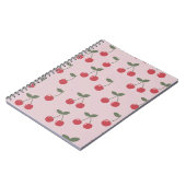 Carnet Motif cerise (Côté gauche)