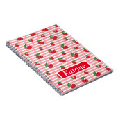 Carnet Motif cerise (Côté Droit)