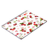 Carnet Motif cerise 1 (Côté gauche)