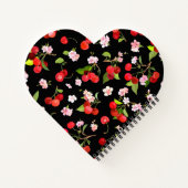 Carnet Motif cerise 1 (Dos)