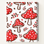 Carnet Motif champignon (Dos)