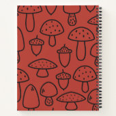 Carnet Motif champignon (Dos)