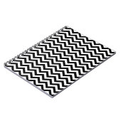 Carnet Motif Chevron noir et blanc (Côté gauche)