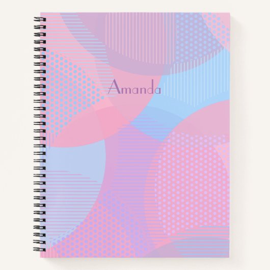 Carnet Motif circulaire (Devant)