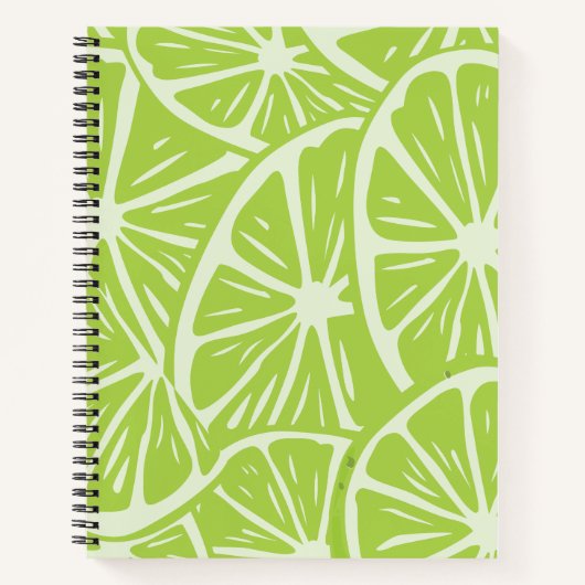Carnet Motif citron (Devant)