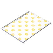 Carnet Motif citron aquarelle (Côté gauche)