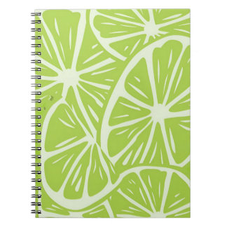 Carnet Motif Citron Citrus – Esthétique Fruit Vert Rétro