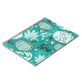 Carnet motif citrouille (Côté gauche)