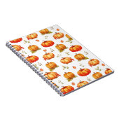 Carnet Motif citrouille aquarelle (Côté Droit)