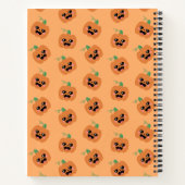 Carnet Motif Citrouille Halloween Kawaii (Dos)