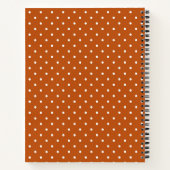 Carnet Motif classique à pois (Dos)