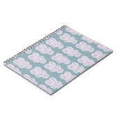 Carnet motif cloud et branche (Côté gauche)