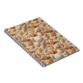 Carnet Motif Coastal Elegance Seashell (Côté Droit)