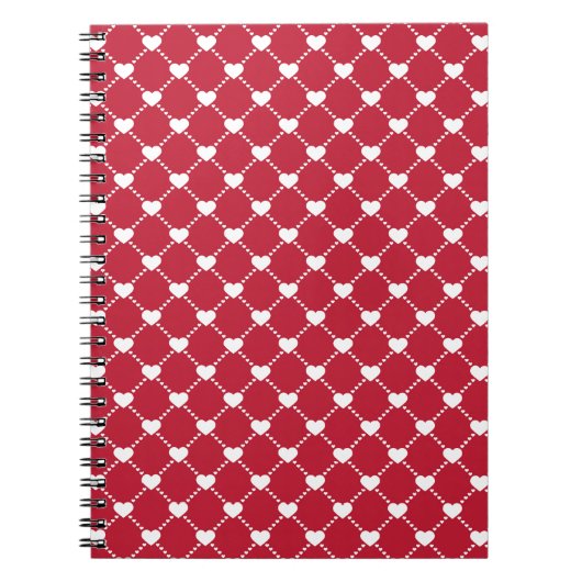 Carnet Motif/Coeurs (Devant)