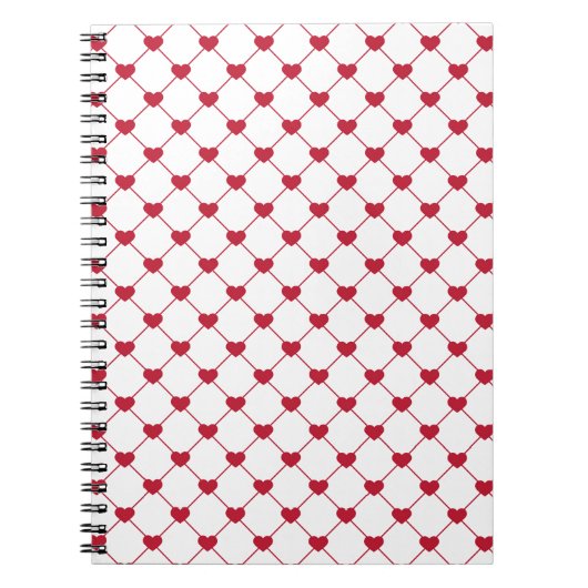 Carnet Motif/Coeurs (Devant)
