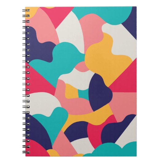 Carnet Motif coloré (Devant)